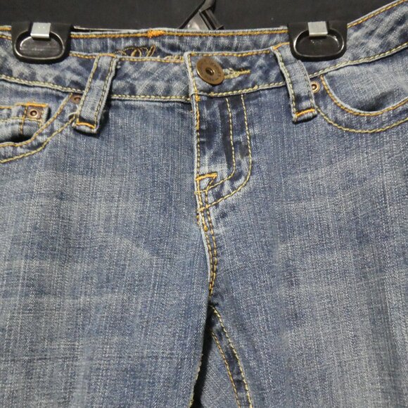 BLUENOTES | size 27 | Blue Denim - Jeans | Embroidered Back Pockets - Picture 4 of 16